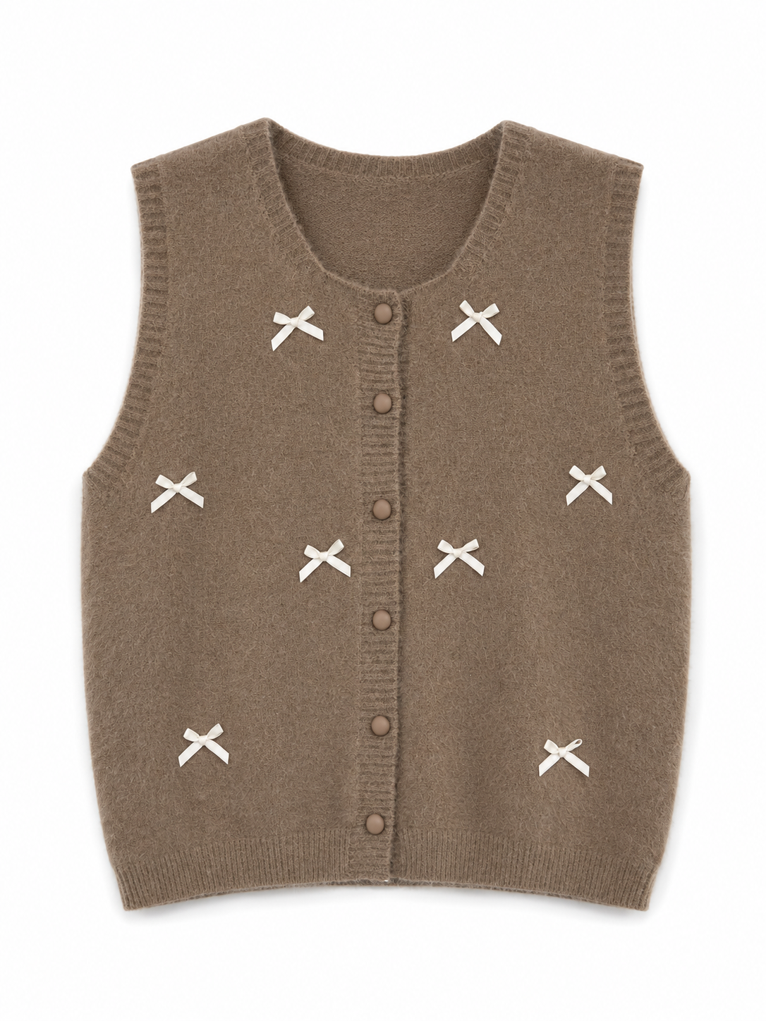 Ribbon Knit Vest