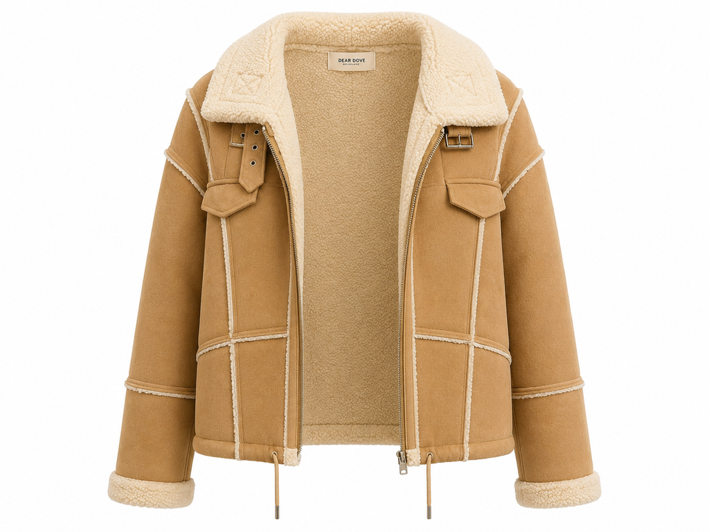 Tan Teddy Jacket