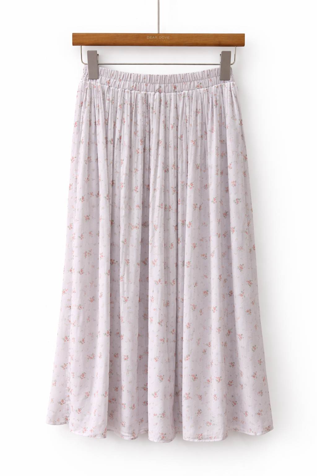Floral Pleated Skirt