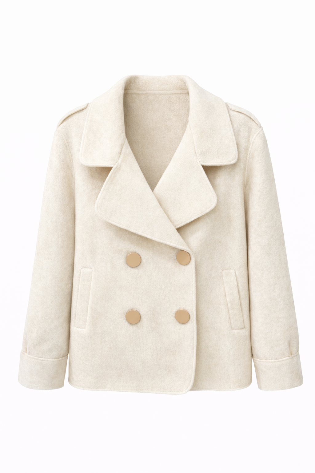 Rory Sparkle Cropped Felt Coat