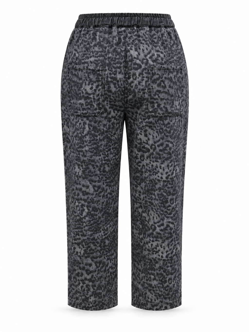 Cleo Leopard Print Barrel Jeans