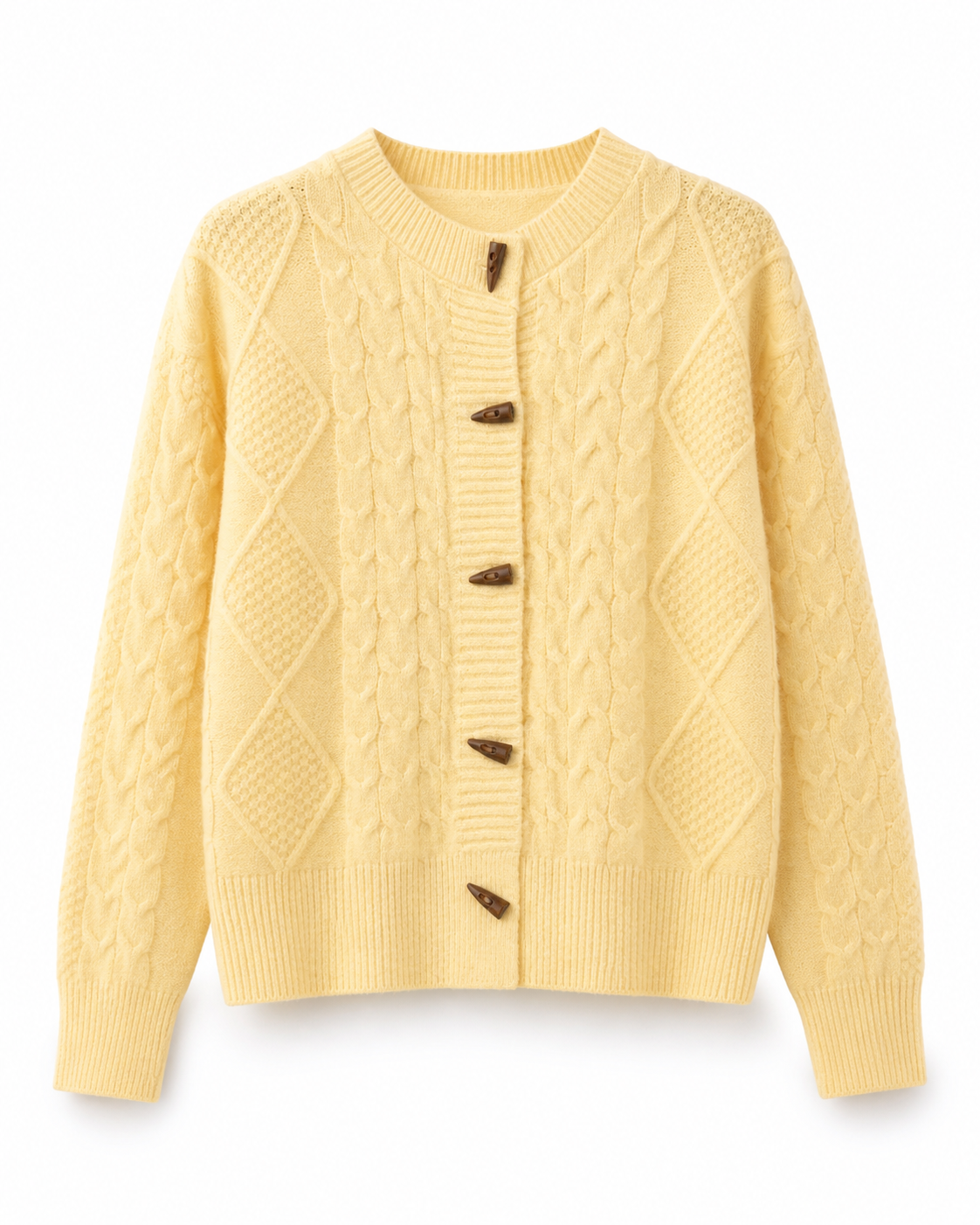 Cherry Cable Knit Cardigan