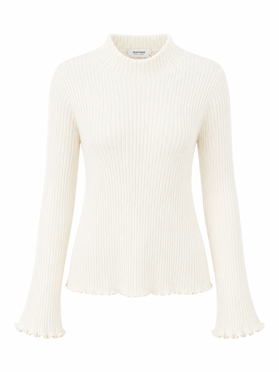 Bell Sleeve Knit Turtleneck