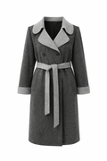 Two Tone Felt Coat