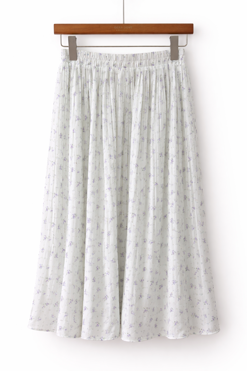 Floral Pleated Skirt