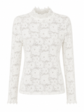 Rose Lace Turtleneck