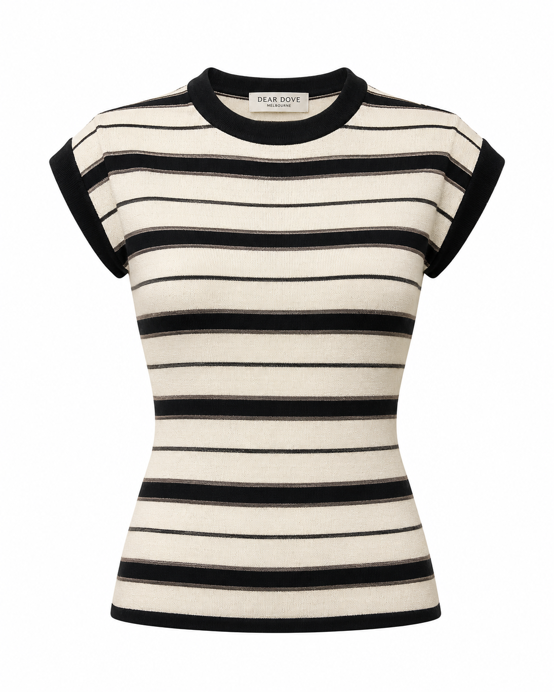 Striped Knit Blouse
