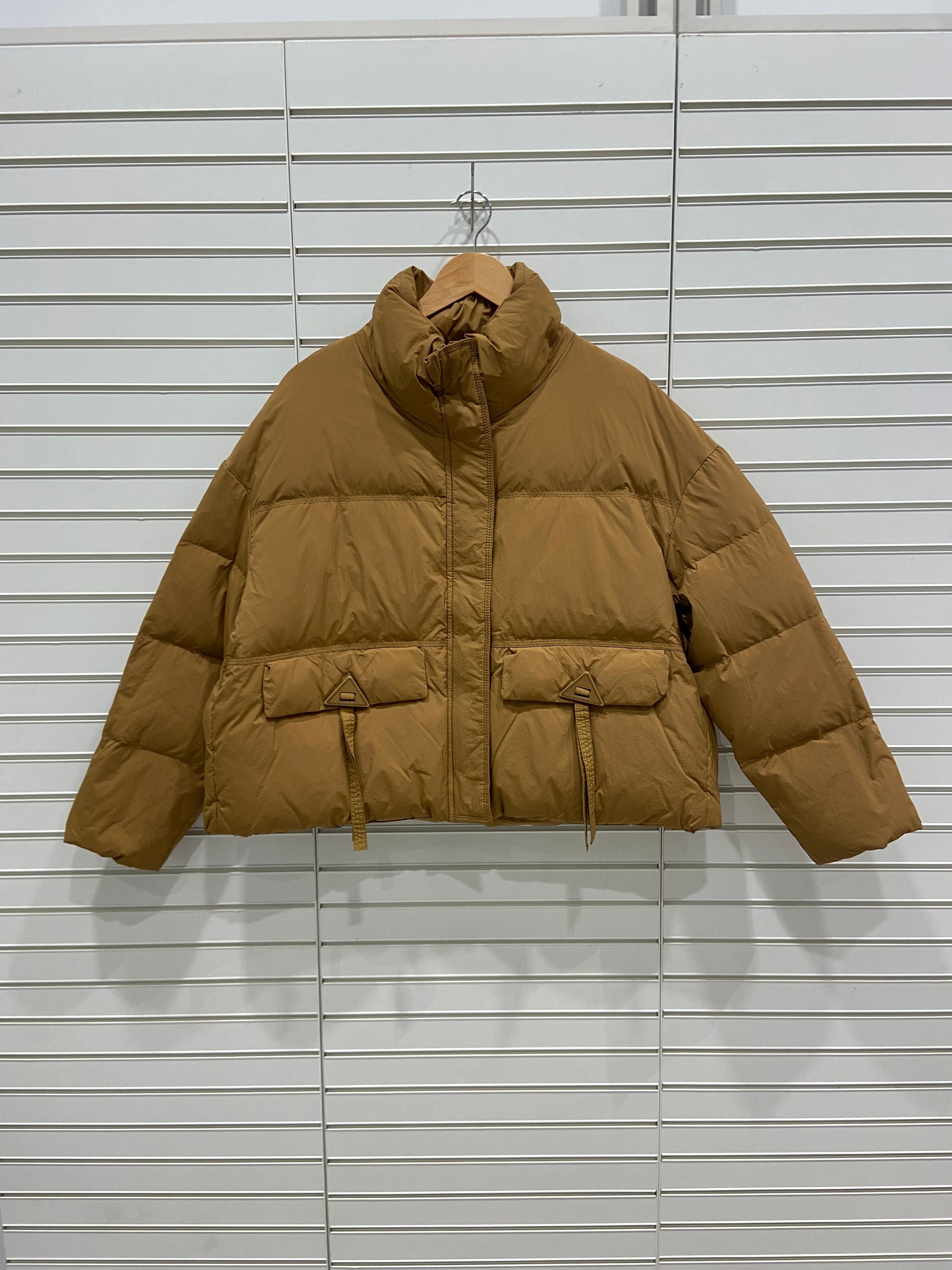 Ginger Feather Down Puffer Jacket