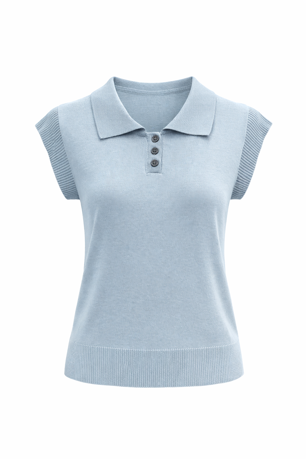 Polo Knit Top