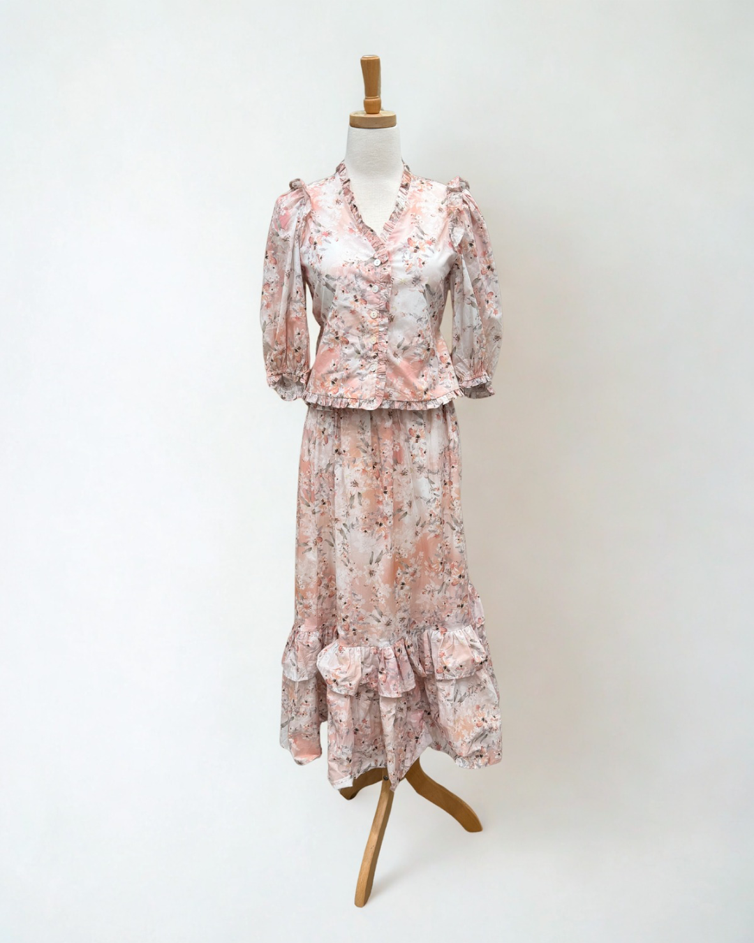 Blossom Blouse and Skirt Set