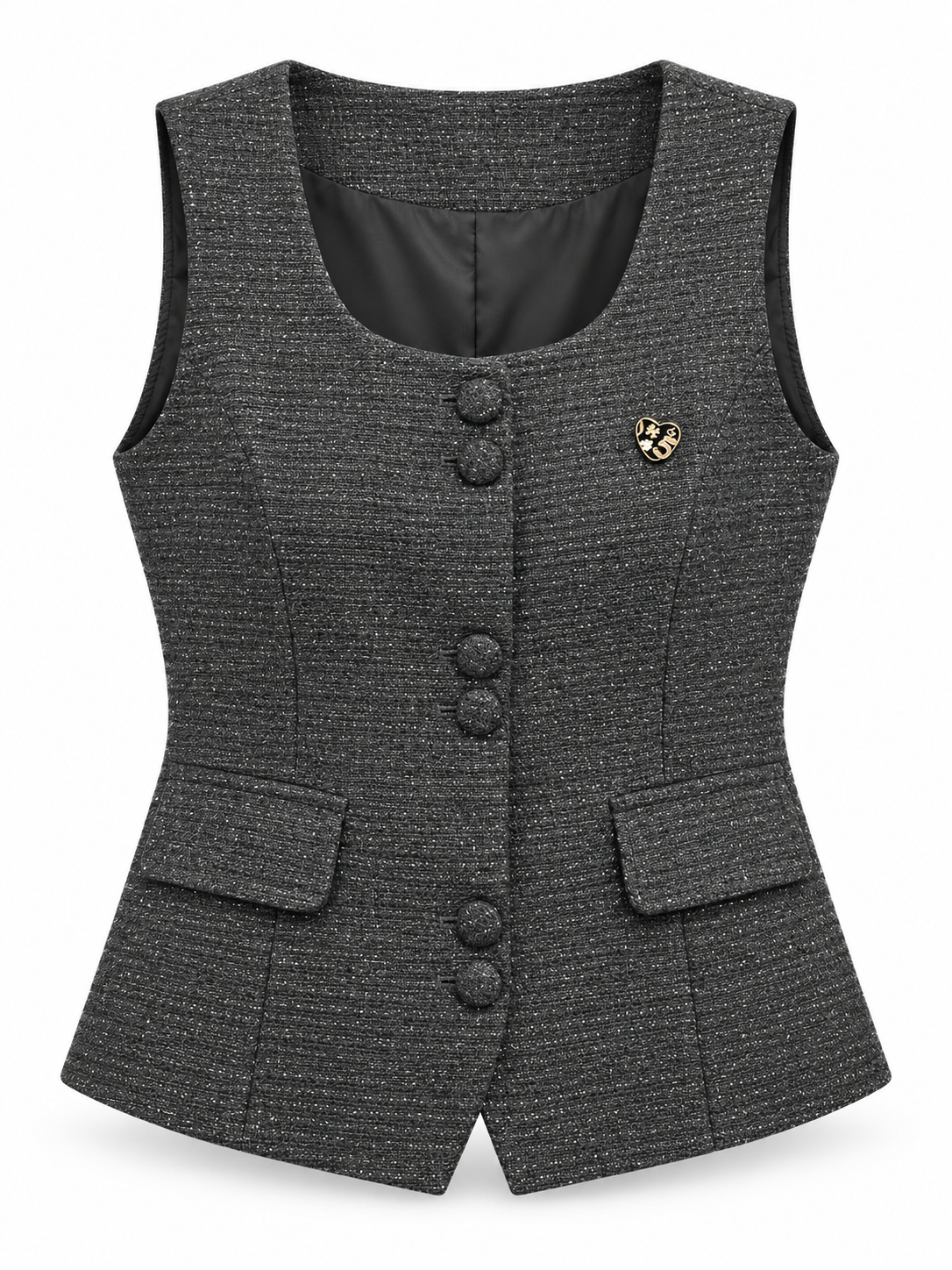 Angelina Tweed Vest