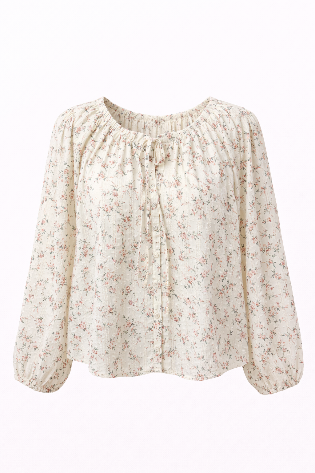 Rosella Long Sleeve Cotton Blouse