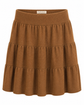 Flounce Knit Mini Skirt
