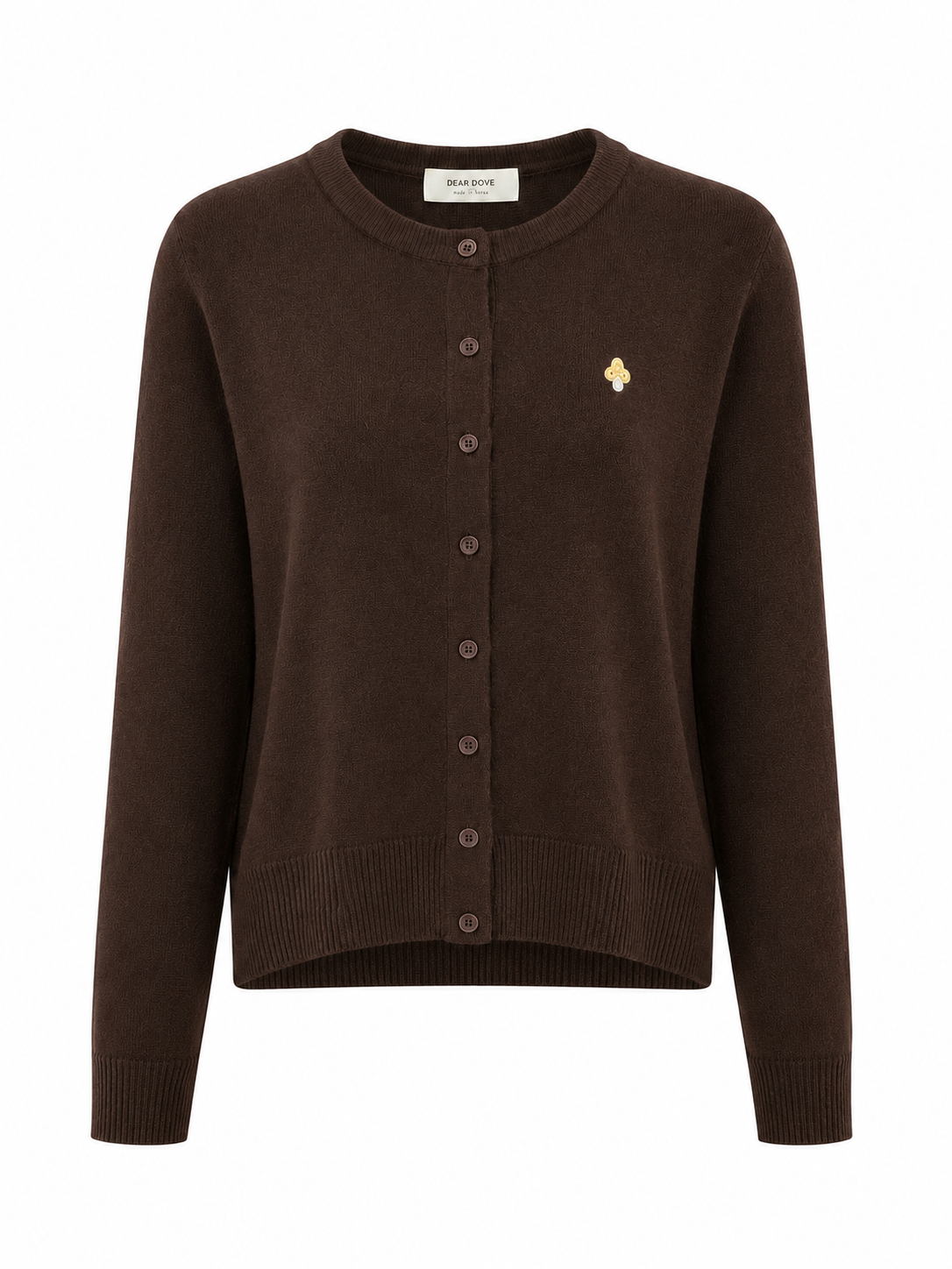Mushroom Knit Cardigan