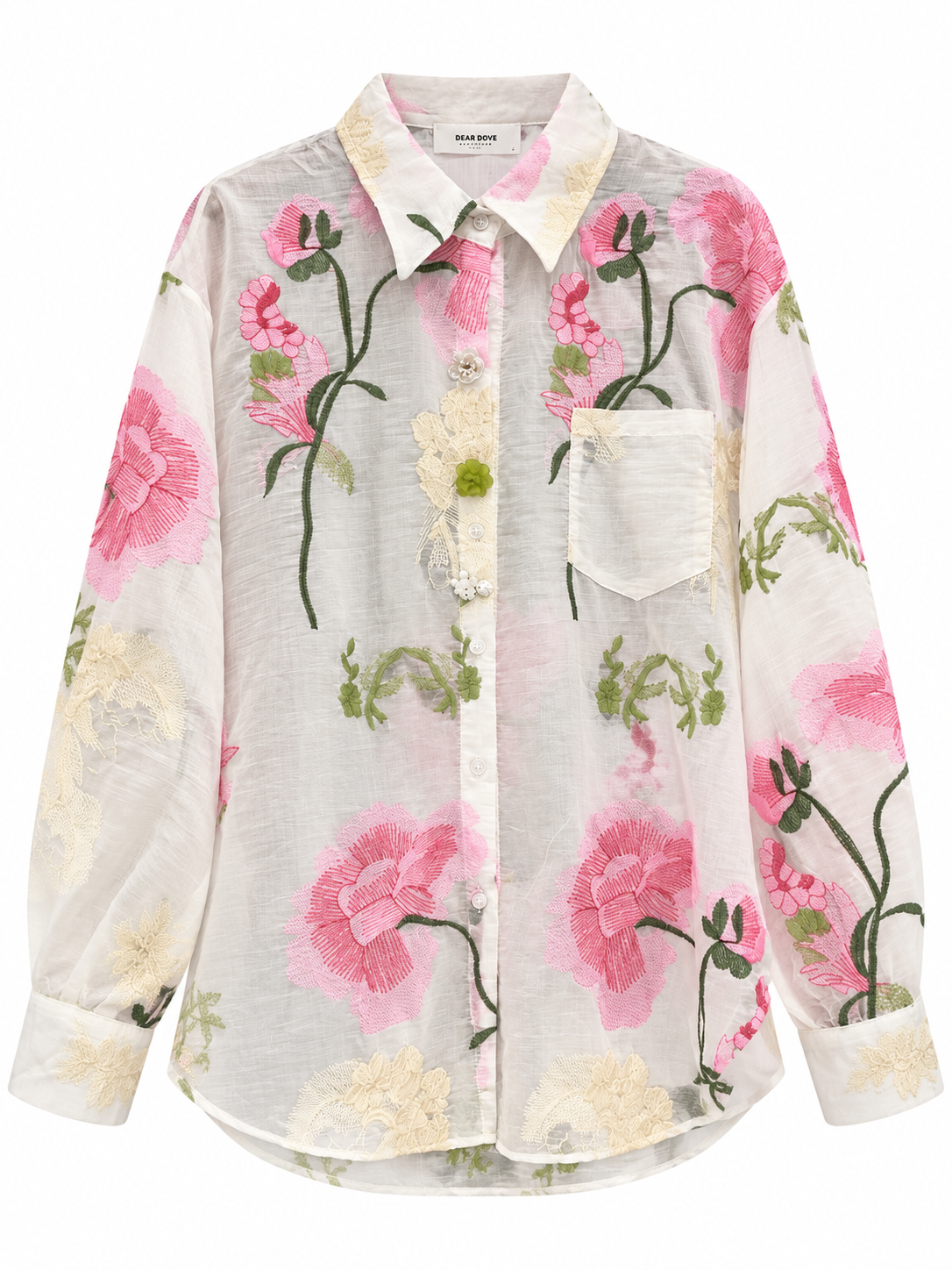 Sofie Embroidered Floral Shirt