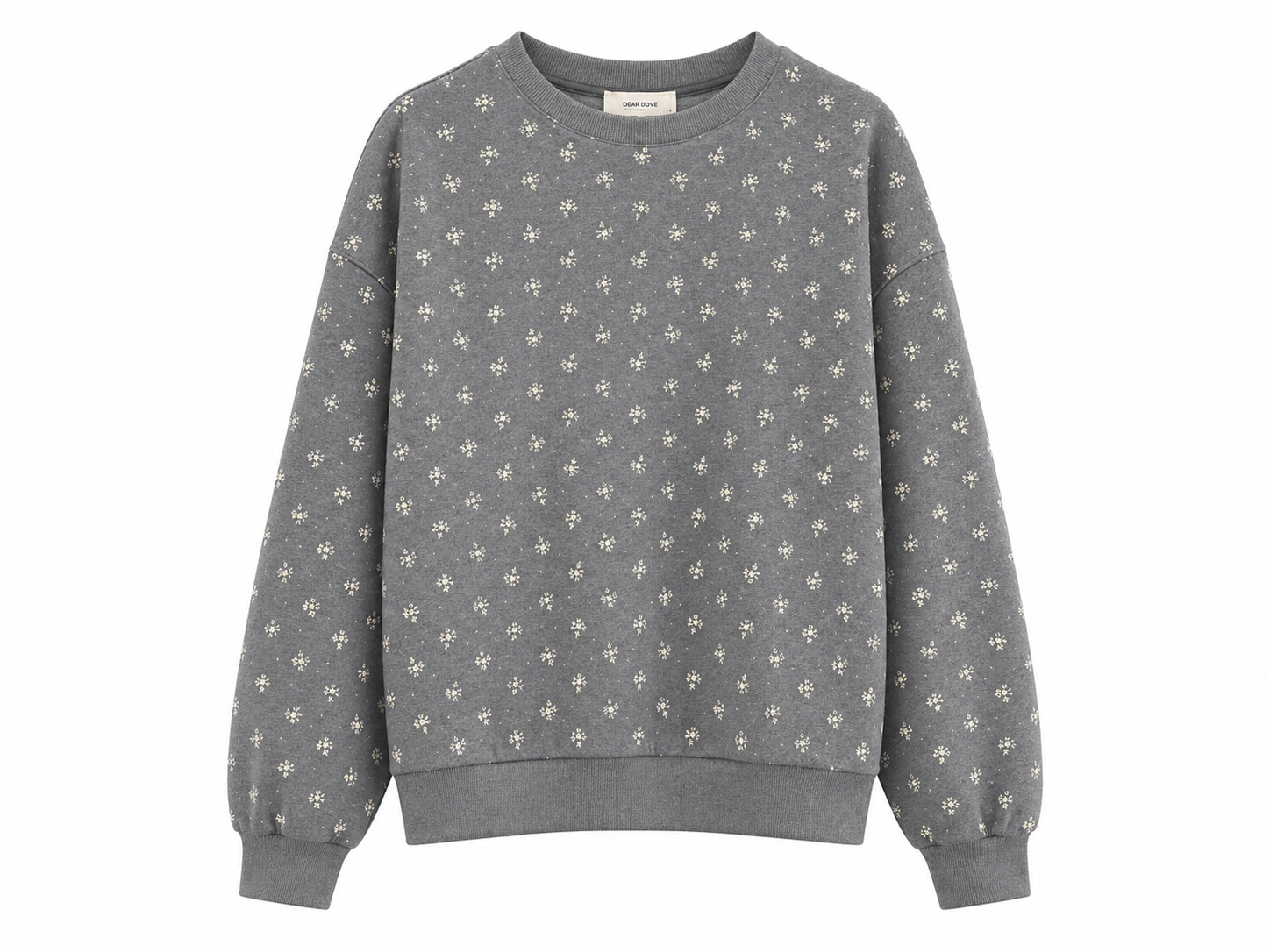 Cotton Floral Sweatshirt