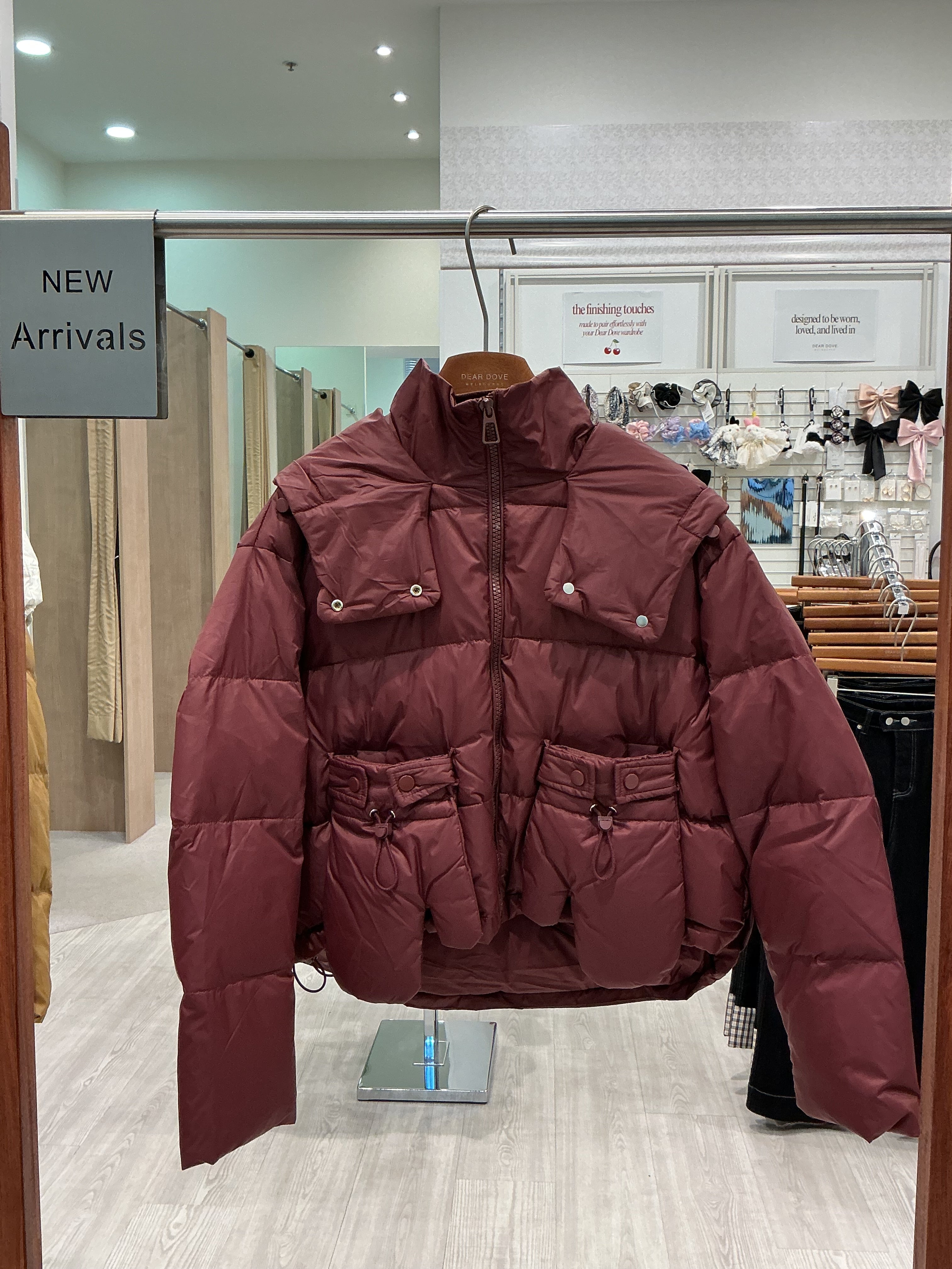 Cropped Puffer Jacket
