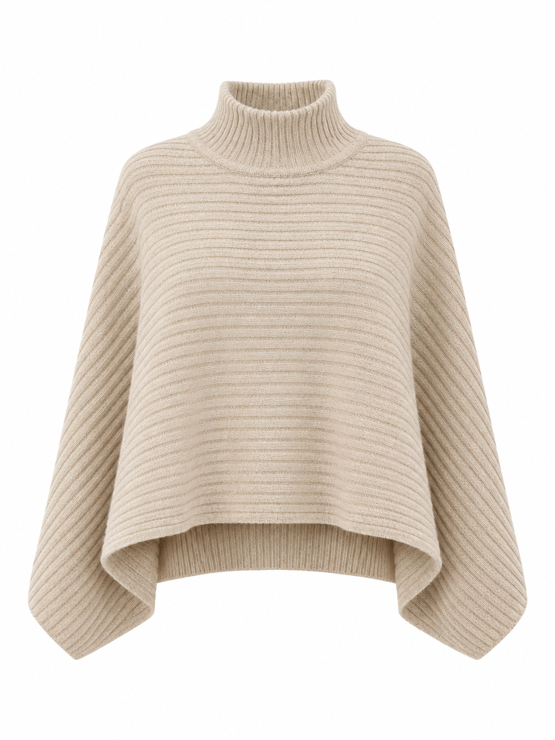 Striped Poncho Knit