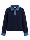 Denim Knit Jumper