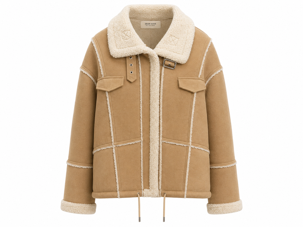 Tan Teddy Jacket