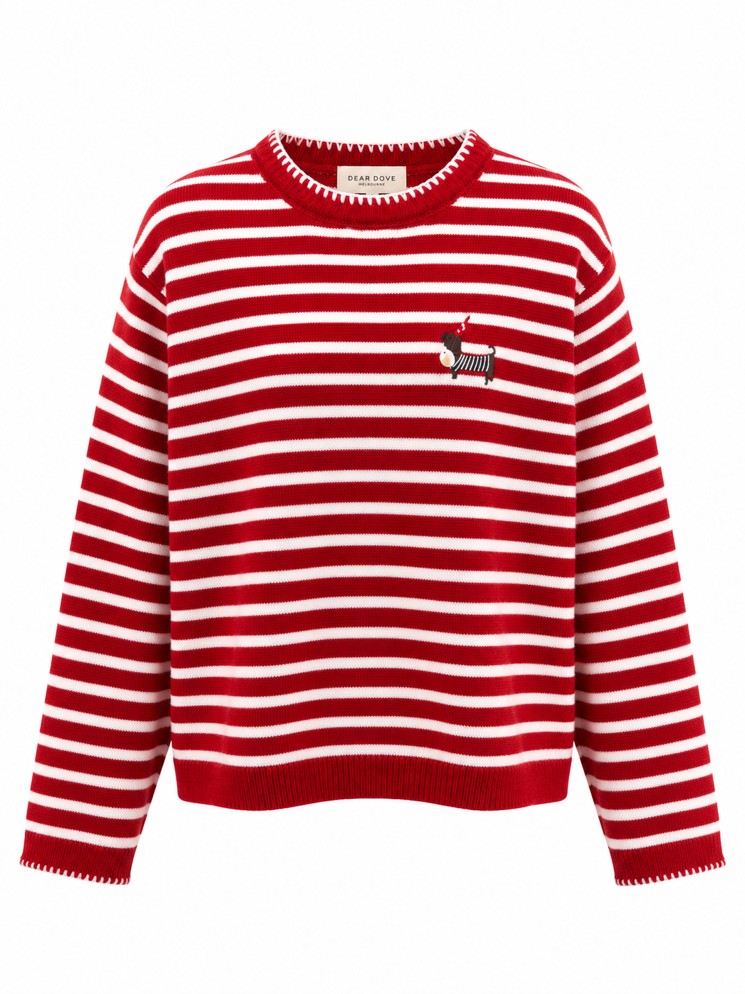 Striped Sausage Dog Jumper