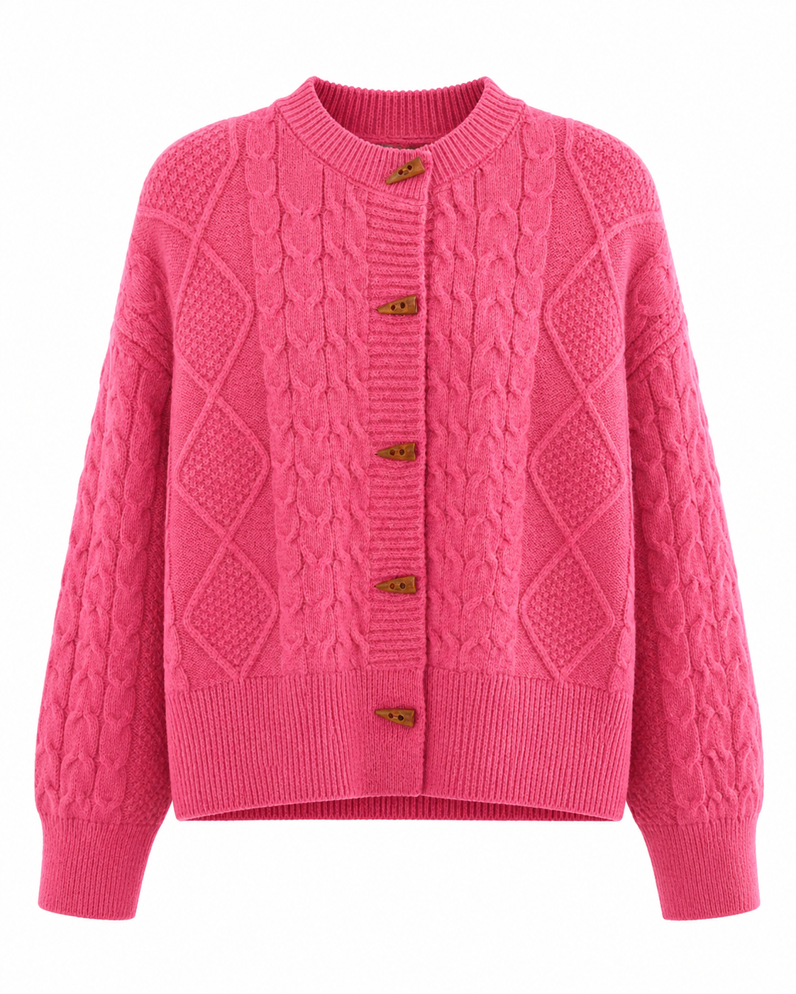 Cherry Cable Knit Cardigan