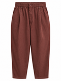 Burgundy Cotton Pants