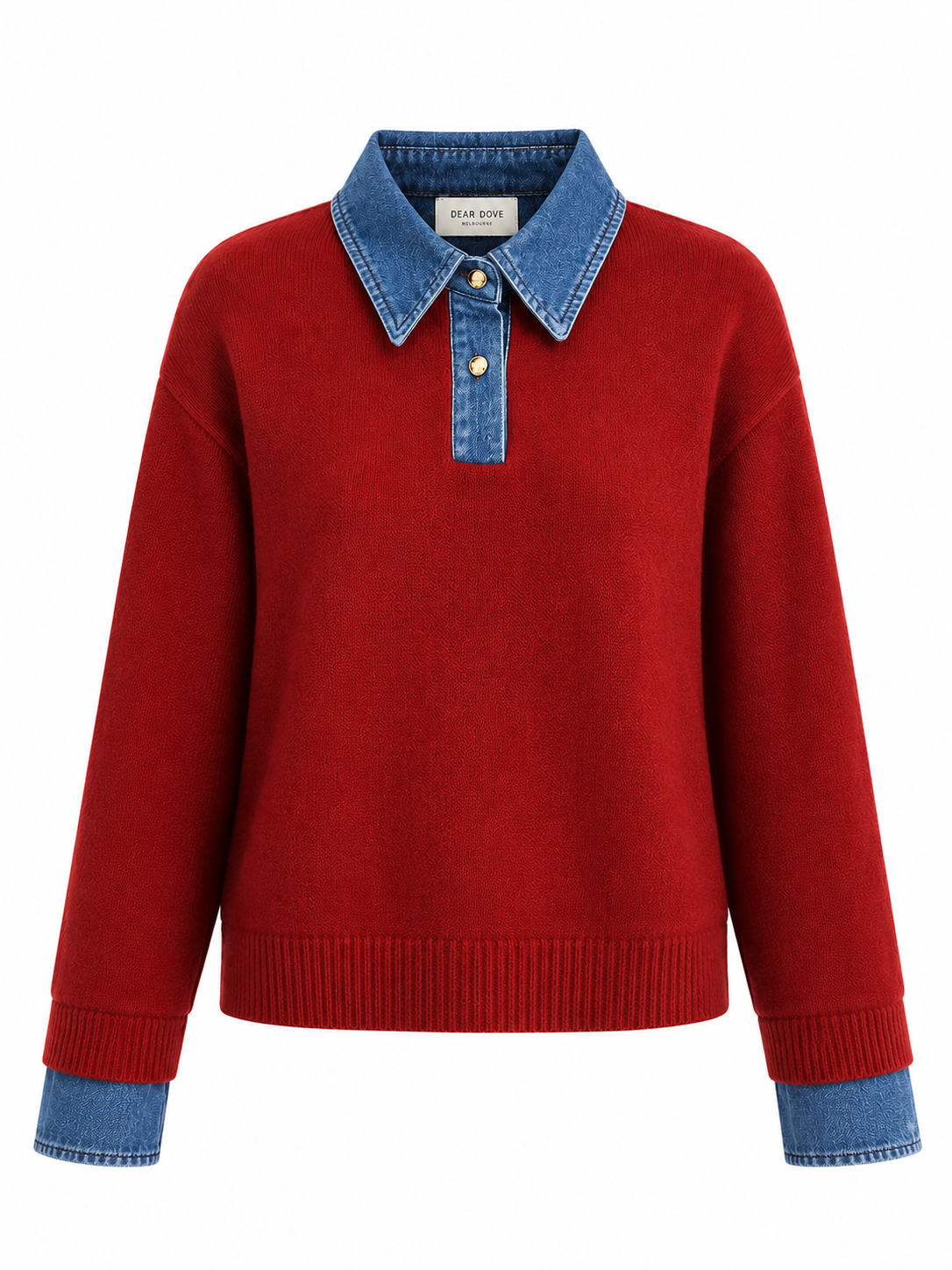 Denim Knit Jumper