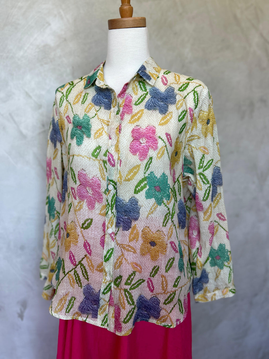 Floral Shirt - Lavender Mist