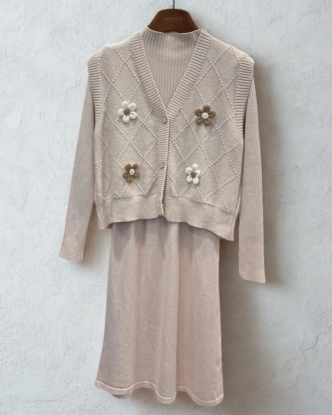Shania Knit Dress and Vest