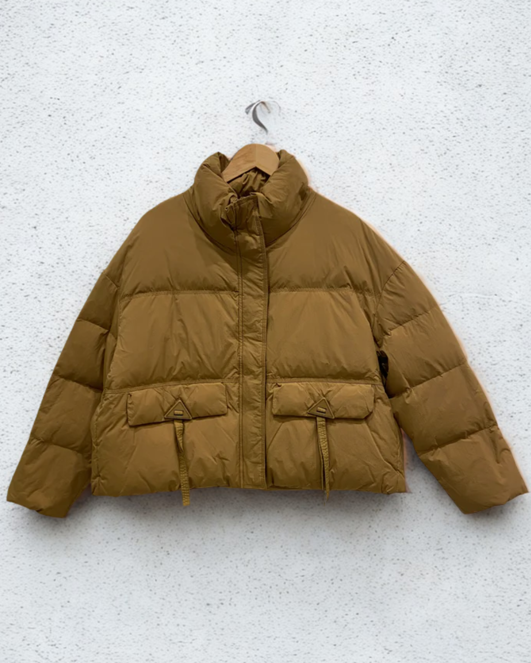 Ginger Feather Down Puffer Jacket