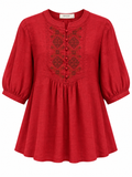 Ruby Embroidered Linen Shirt