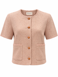 Evelyn Tweed Top