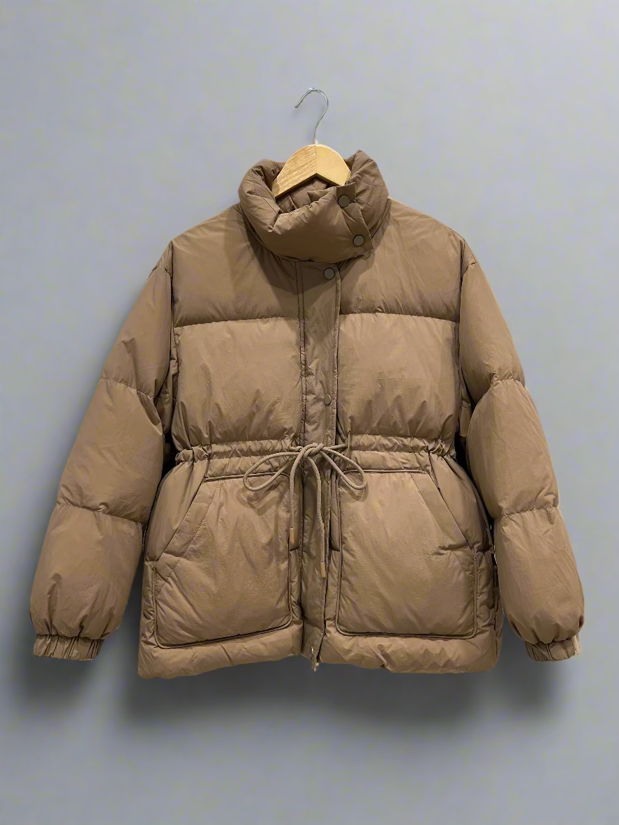 Mocha Feather Down Jacket