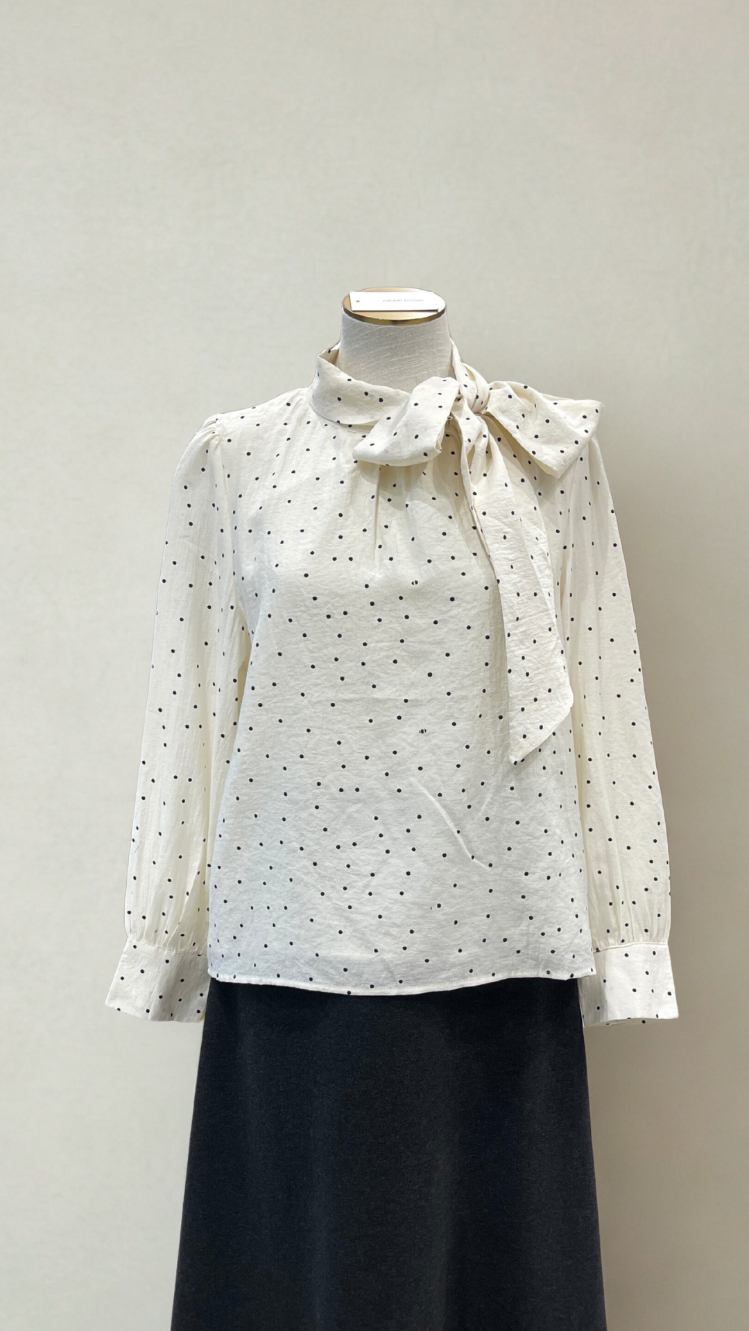 Polkadot Bow Blouse