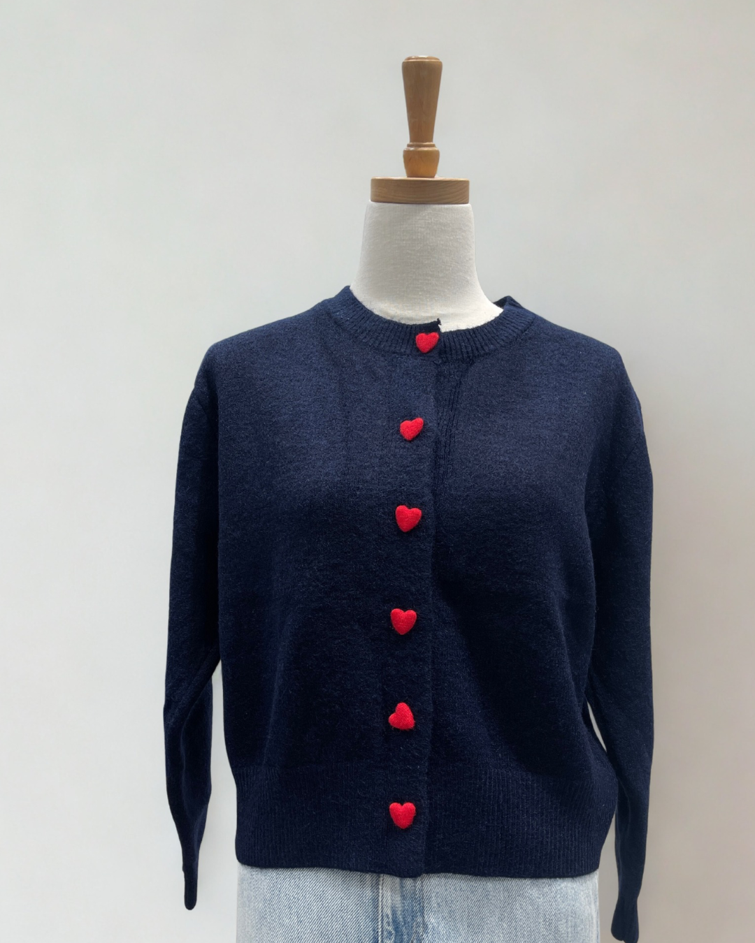 Red Hearts Cardigan