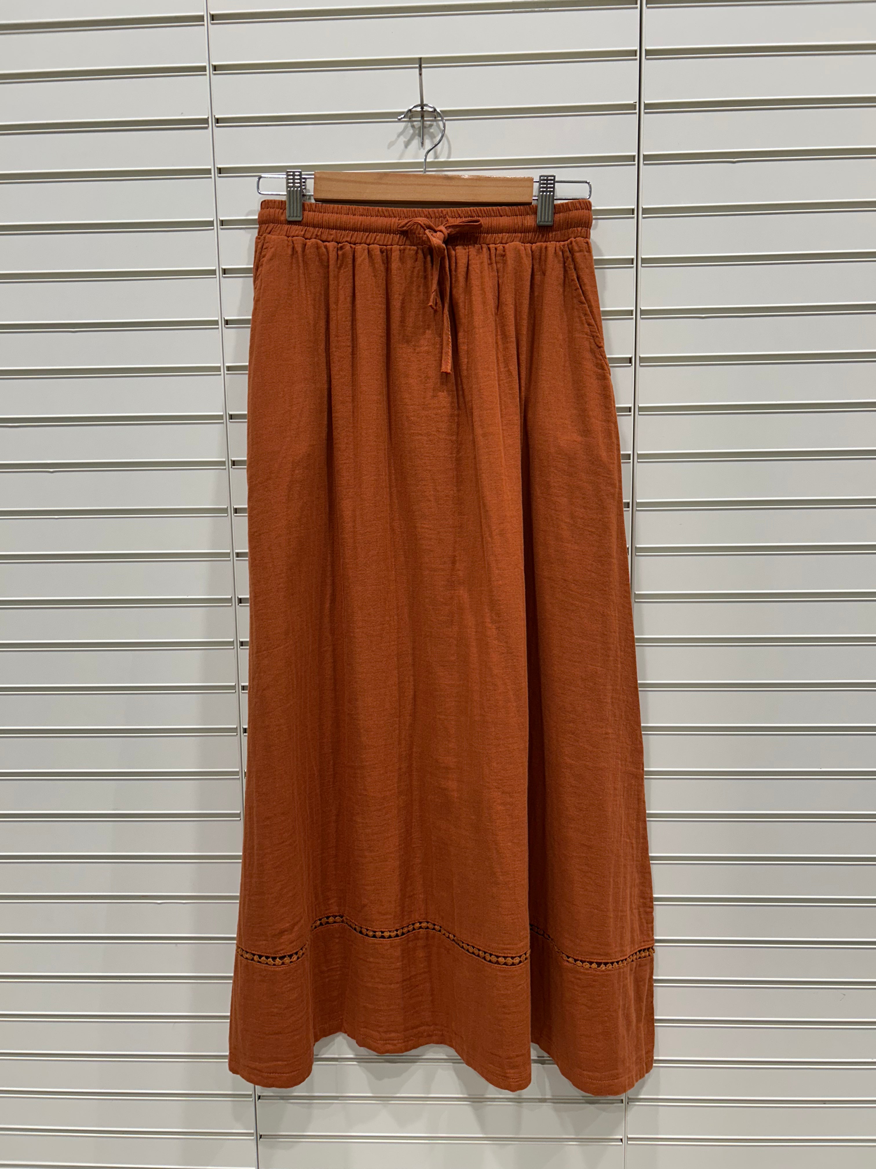 Layla Cotton Maxi Skirt