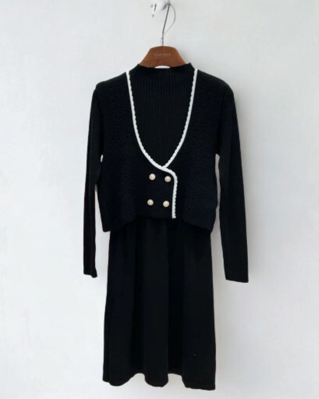 Sharon Knit Dress and Vest