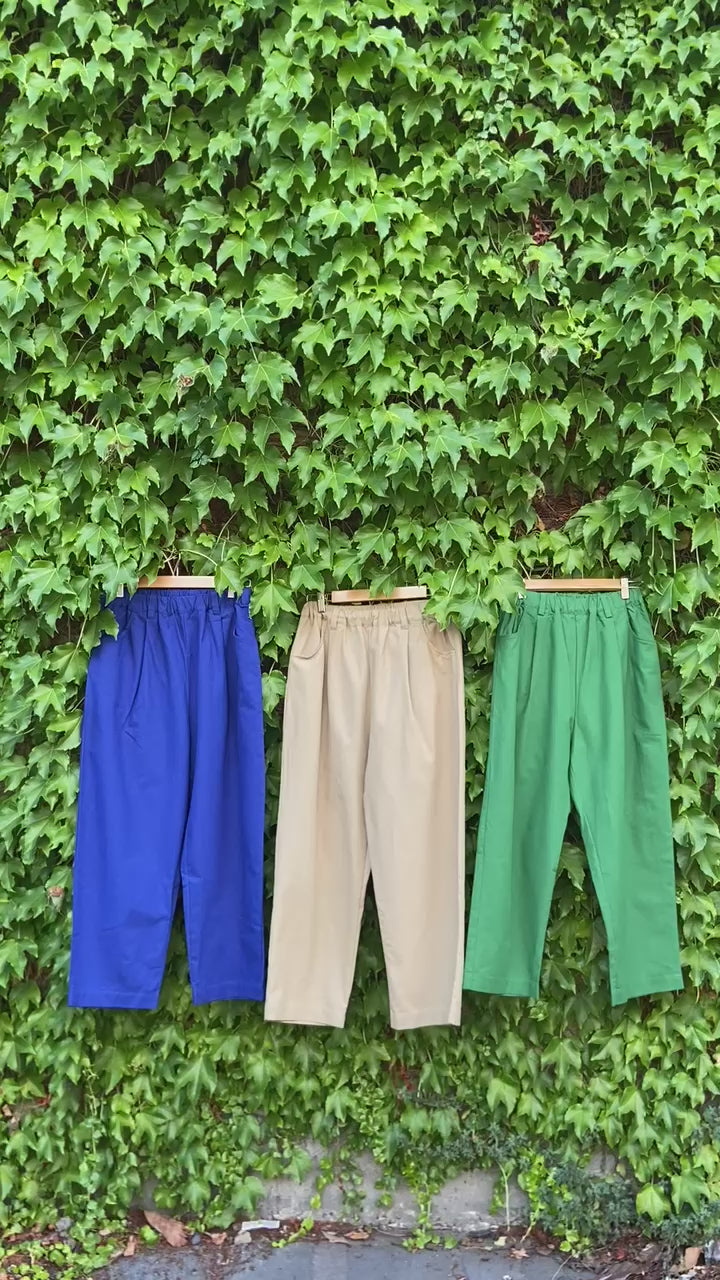 Premium Cotton Pants - Beige