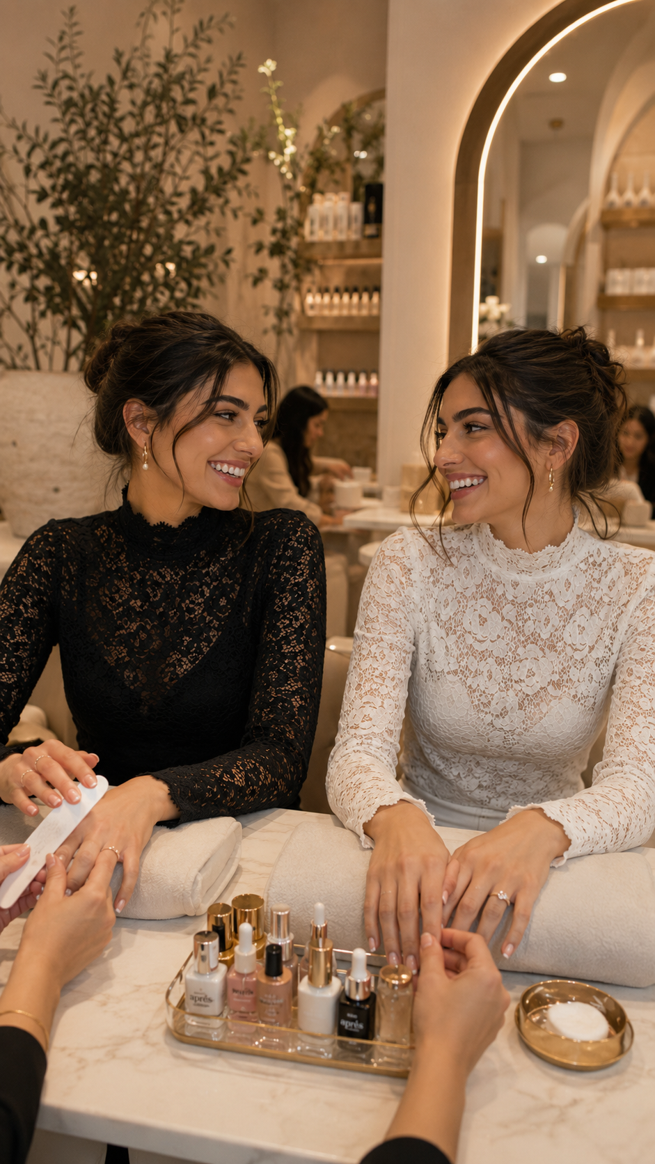 Rose Lace Turtleneck