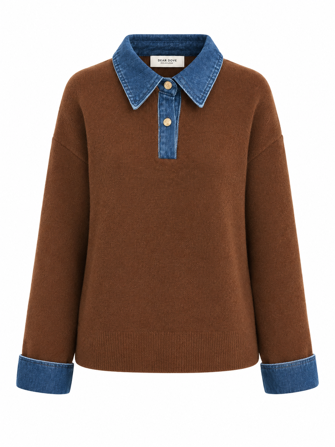 Denim Knit Jumper
